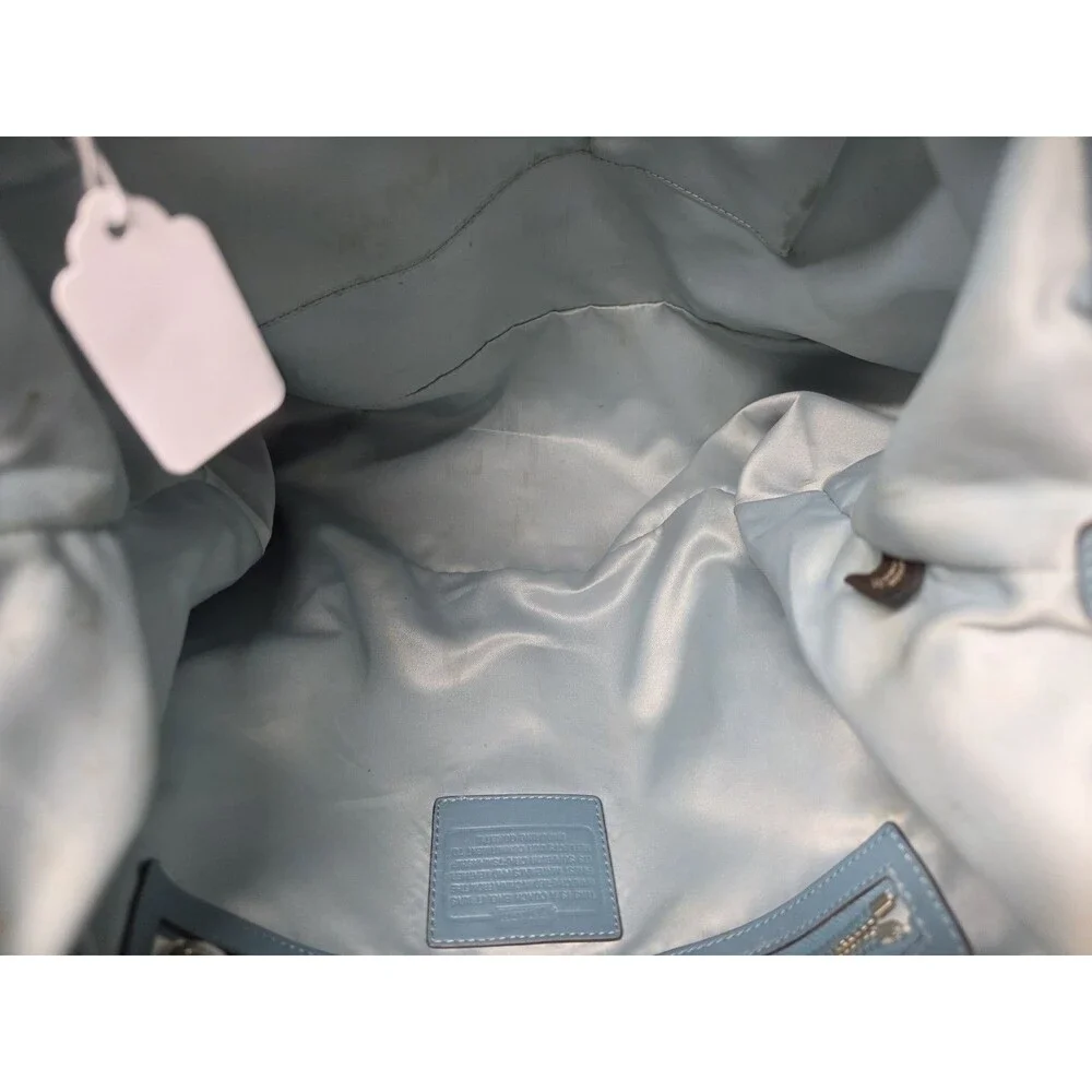 Coach Audrey Beige Flagship Exotic Andie Tote XL 17027 Demo